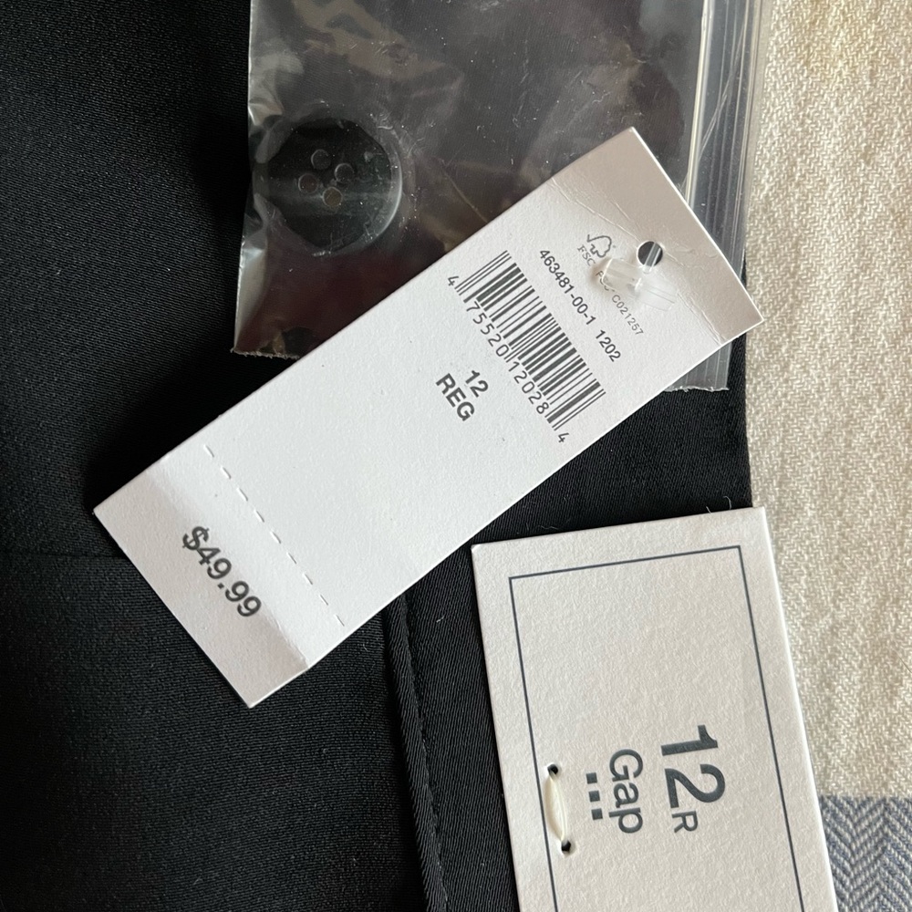 GAP PALAZZO BLACK PANTS
